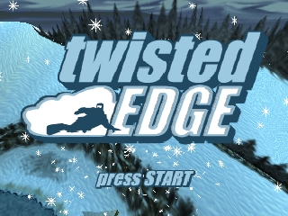 Twisted Edge - Extreme Snowboarding (Europe) Title Screen